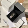 Armani AR11641 Women's Square Case Quartz Watch Stainless Steel Bracelet