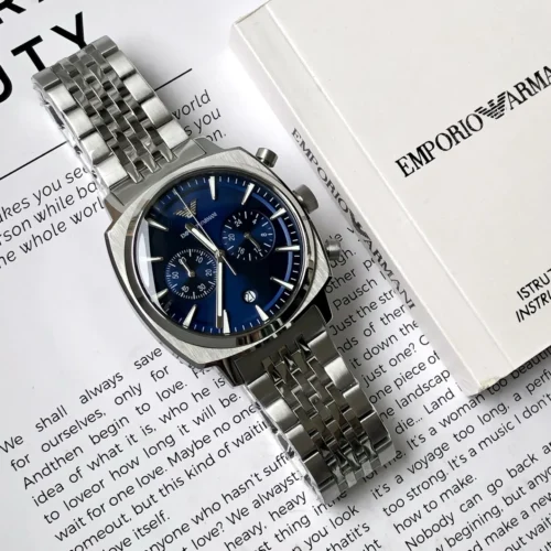 Armani AR11688 Men's Vintage Style Quartz Watch