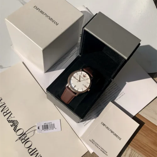 Armani AR11572 Men's Slim Case Quartz Watch