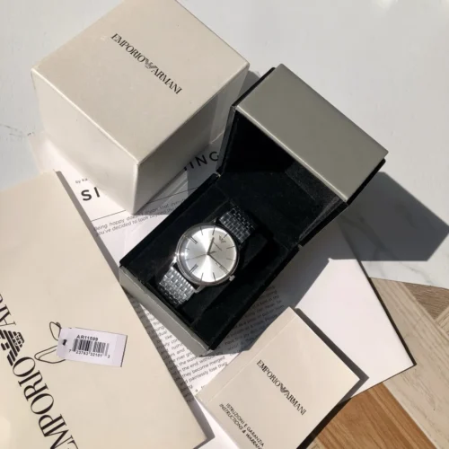 Armani AR11599 Men's Slim Case Quartz Watch
