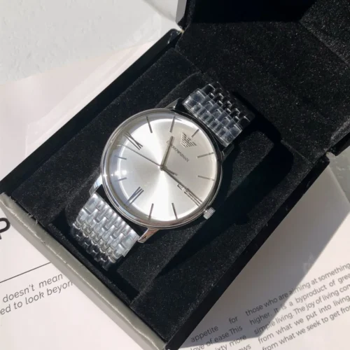 Armani AR11599 Men's Slim Case Quartz Watch