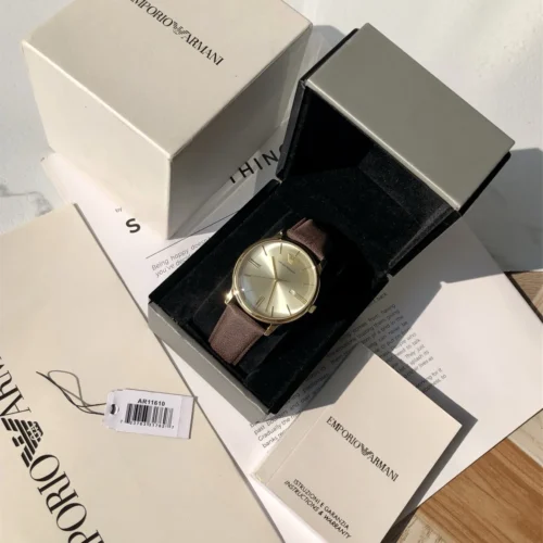 Armani AR11610 Men's Slim Case Quartz Watch