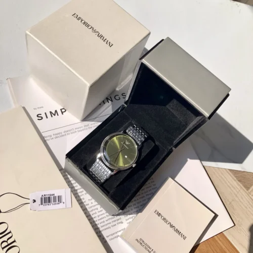 Armani AR11644 Men's Slim Case Quartz Watch