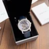 Armani AR60012 Skeleton Automatic Watch 43mm Leather Strap