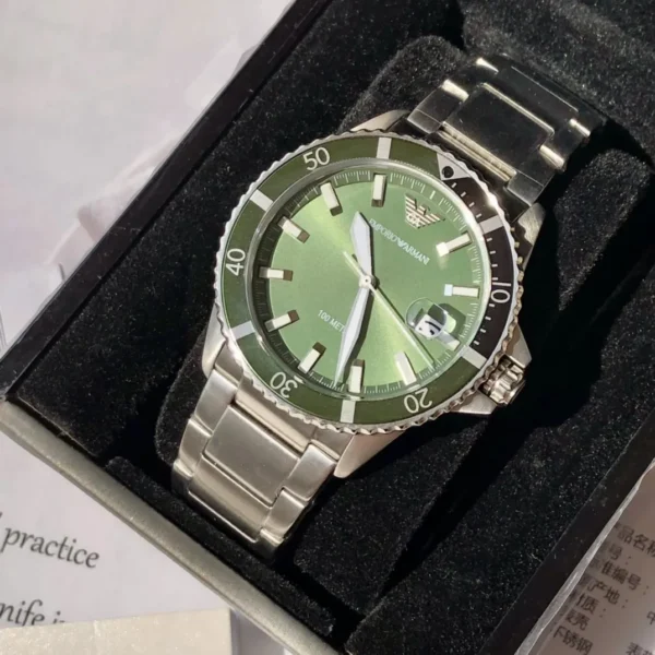 ARMANI0179-01 Armani AR11338 Men's Luminous Dial Quartz Watch SKU ARMANI0179