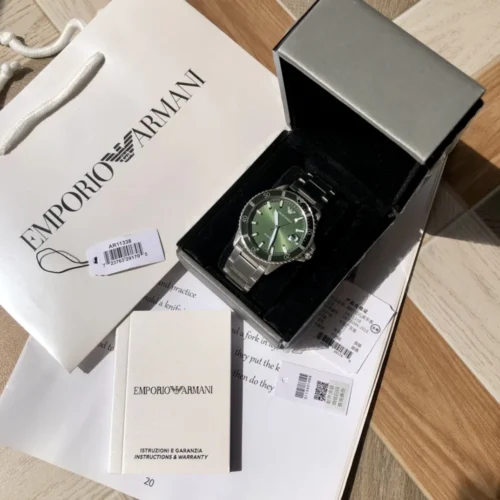 Armani AR11338 Men's Luminous Dial Quartz Watch SKU ARMANI0179