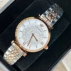 Armani AR1926 Women's Diamond-Set Quartz Watch 32mm Stainless Steel Bracelet
