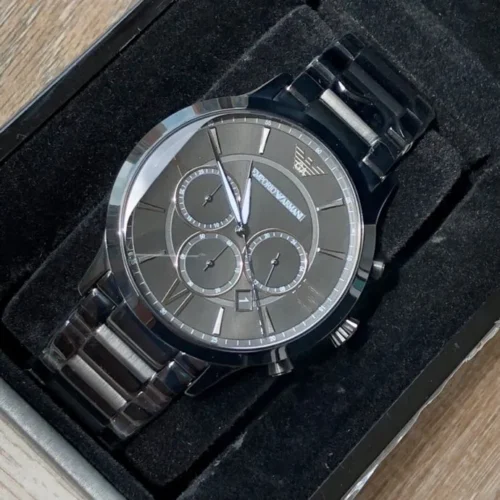 Armani AR11349 Men's Quartz Chronograph Watch 43mm
