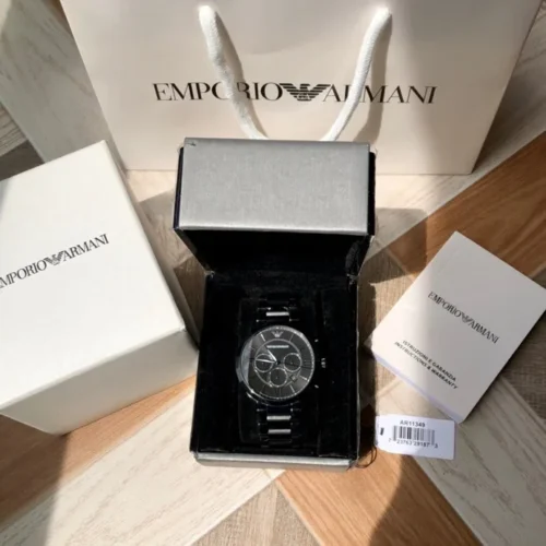 Armani AR11349 Men's Quartz Chronograph Watch 43mm
