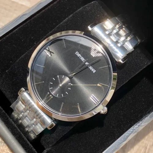 Armani AR1676 Men's Quartz Watch 40mm Stainless Steel Bracelet SKU ARMANI0195