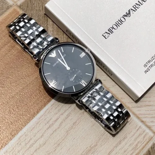 Armani AR1676 Men's Quartz Watch 40mm Stainless Steel Bracelet SKU ARMANI0195