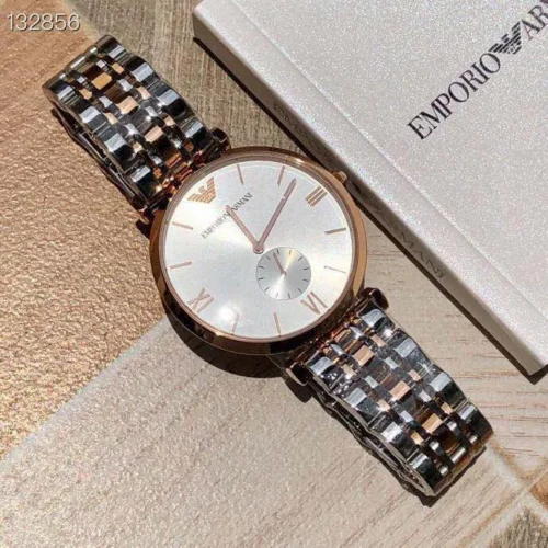 Armani AR1677 Men's Quartz Watch 40mm Stainless Steel Bracelet SKU ARMANI0196