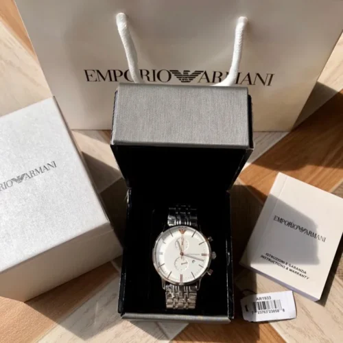 Armani AR1933 Men's Quartz Chronograph Watch 42mm SKU ARMANI0198