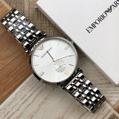 Armani AR90004 Men's Quartz Watch 40mm Stainless Steel Bracelet SKU ARMANI0201