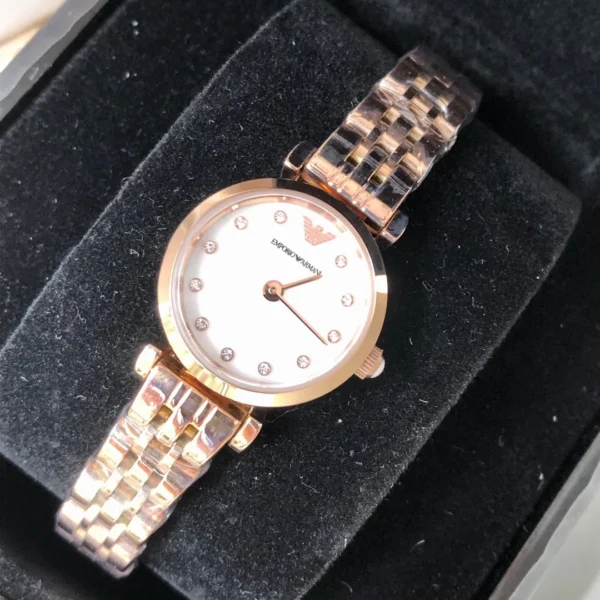 ARMANI0202-01 Armani AR11203 Women's Quartz Watch 22mm Stainless Steel Bracelet