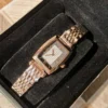 Armani AR11407 Women's Diamond-Set Quartz Watch 26mm Square Case