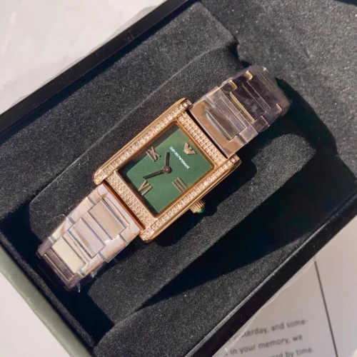 Armani AR11641 Women's Square Case Quartz Watch