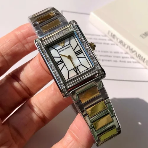 Armani AR11642 Women's Square Case Quartz Watch