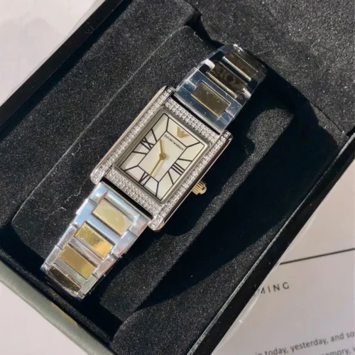 Armani AR11642 Women's Square Case Quartz Watch