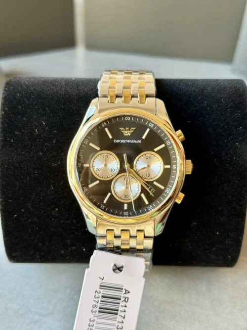 Armani AR11713 Men's Black Dial Quartz Watch 41mm