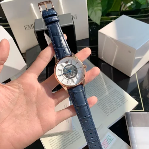 Armani AR1947 Men's Skeleton Automatic Watch 43mm