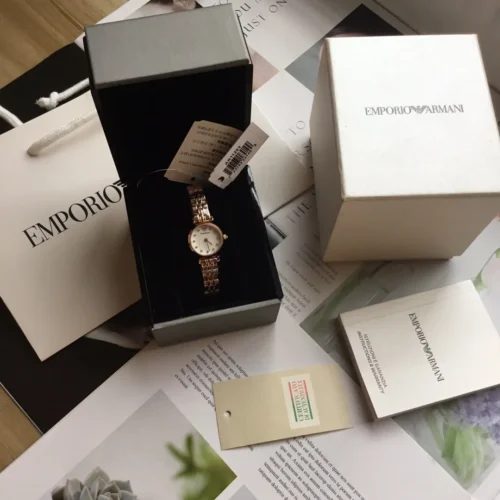 Armani AR11203 Diamond-Set Watch 22mm Stainless Steel Bracelet