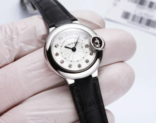 Cartier Ballon Bleu Sunray Dial Watch 28mm SKU CARTIER0005