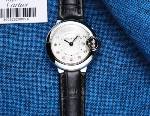 Cartier Ballon Bleu Sunray Dial Watch 28mm SKU CARTIER0005