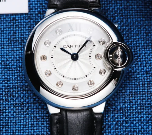 Cartier Ballon Bleu Sunray Dial Watch 28mm SKU CARTIER0005