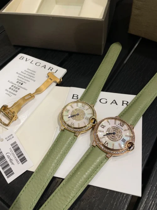 Cartier Ballon Bleu Diamond-Set Watch 36mm SKU CARTIER0009