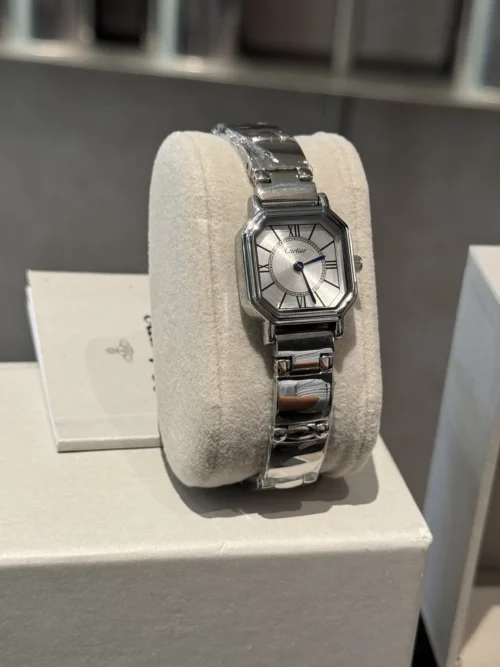 Cartier Square Case Watch Stainless Steel Bracelet