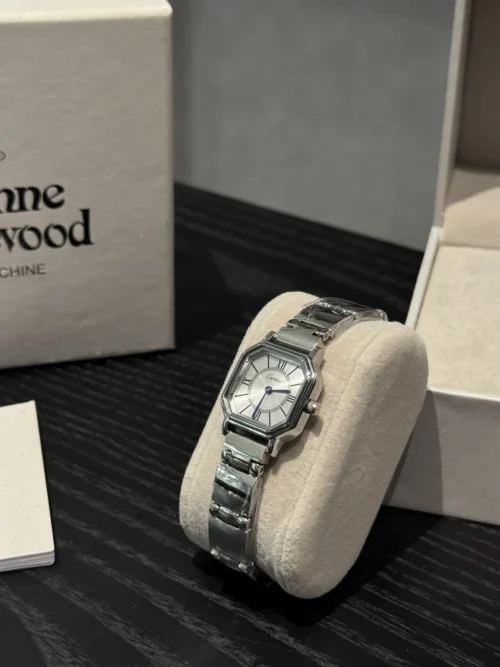 Cartier Square Case Watch Stainless Steel Bracelet