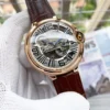 Cartier Ballon Bleu Men's Automatic Watch Leather Strap