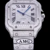 Cartier Santos Diamond-Set Watch SKU CARTIER0031