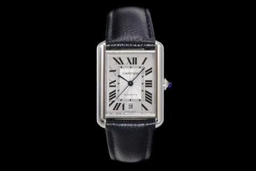Cartier Tank Automatic Watch Leather Strap