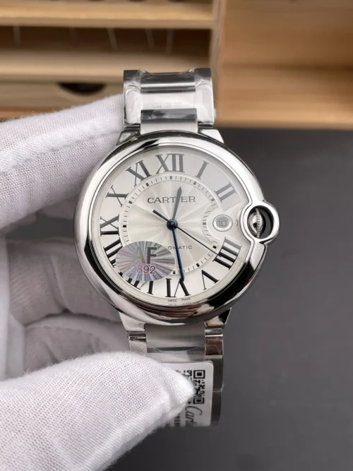 Cartier Ballon Bleu White Dial Watch 42mm