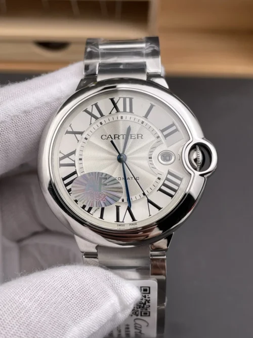 Cartier Ballon Bleu White Dial Watch 42mm