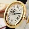 Cartier Baignoire Diamond-Set Watch Oval Case