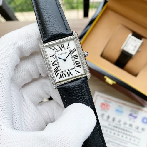 Cartier Tank Roman Numeral Dial Watch