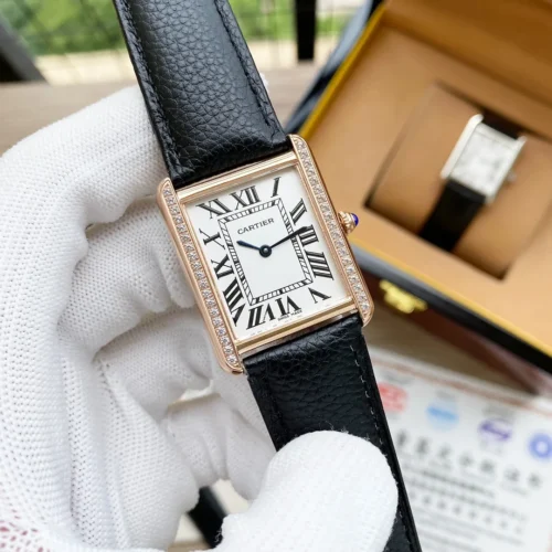 Cartier Tank Roman Numeral Dial Watch