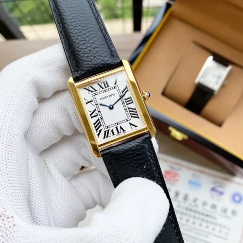 Cartier Tank Roman Numeral Dial Watch