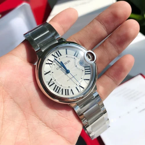 Cartier Ballon Bleu Watch 33mm Stainless Steel Bracelet SKU CARTIER0069