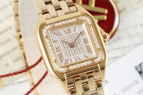 Cartier Panthère Roman Numeral Dial Quartz Watch 30mm