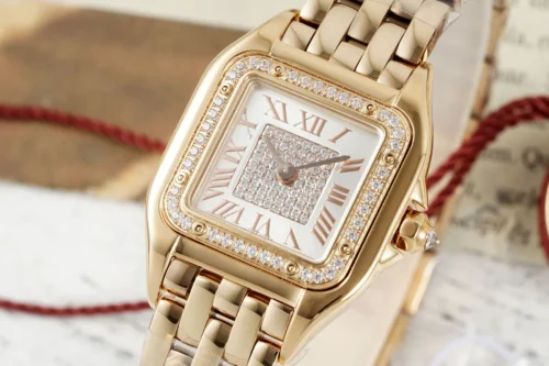 Cartier Panthère Roman Numeral Dial Quartz Watch 30mm