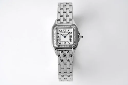 Cartier Panthère White Dial Watch Square Case SKU CARTIER0099