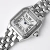 Cartier Panthère White Dial Watch Square Case SKU CARTIER0099