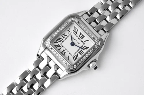 Cartier Panthère White Dial Watch Square Case SKU CARTIER0099