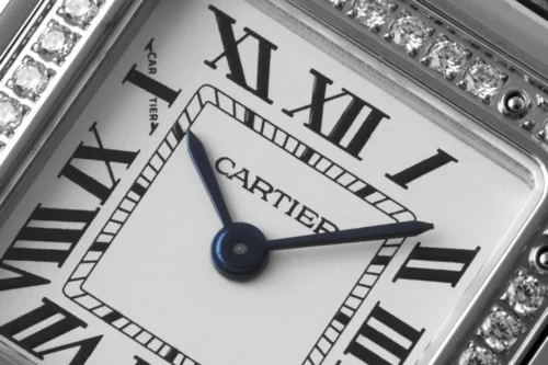 Cartier Panthère White Dial Watch Square Case SKU CARTIER0099