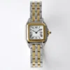 Cartier Panthère White Dial Watch 30mm Square Case
