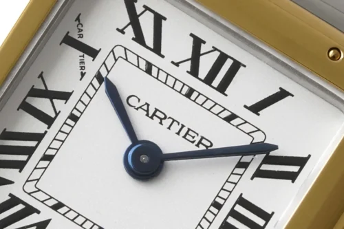 Cartier Panthère White Dial Watch 30mm Square Case